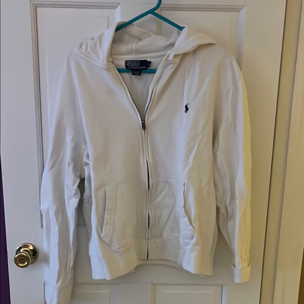Polo by Ralph Lauren White Women's Hoodie Jacket